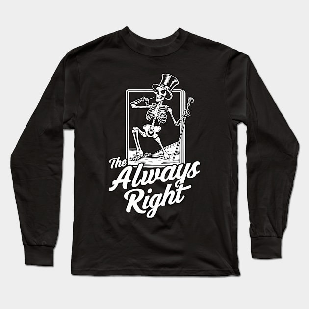 Funny Tarot Card : The Always Right Long Sleeve T-Shirt by Custom Prints HD